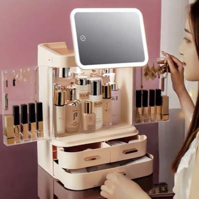 Boîte de Rangement Beauté à Écran LED